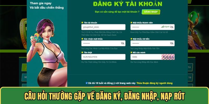 Câu Hỏi Thường Gặp 69VN: Giải Đáp Mọi Thắc Mắc Chi Tiết 2 Câu hỏi thường gặp về đăng ký tài khoản tại nhà cái